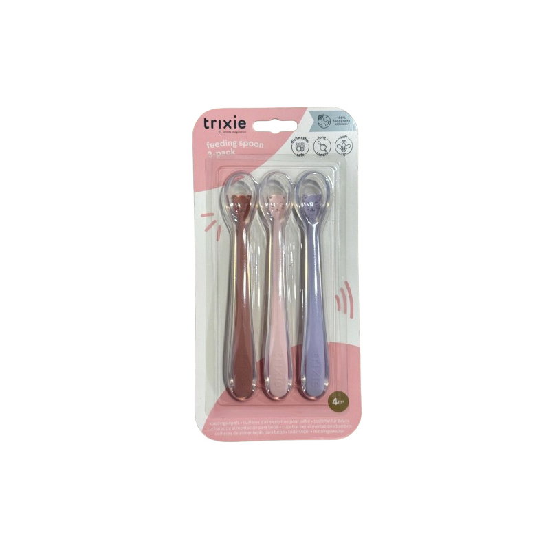 3 cuillères bébé silicone | Mrs Cat