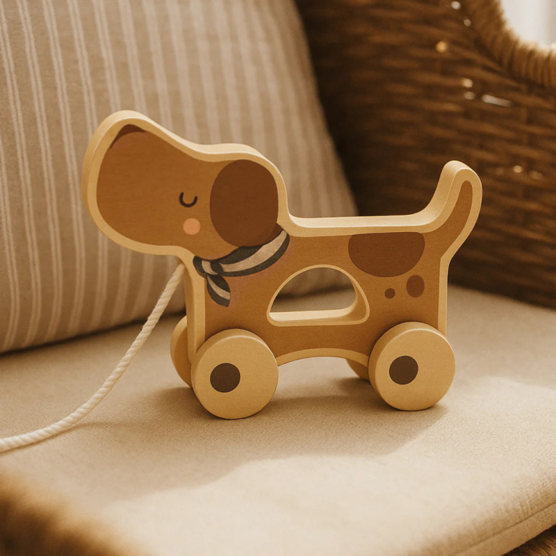 Chien en bois | Poppy