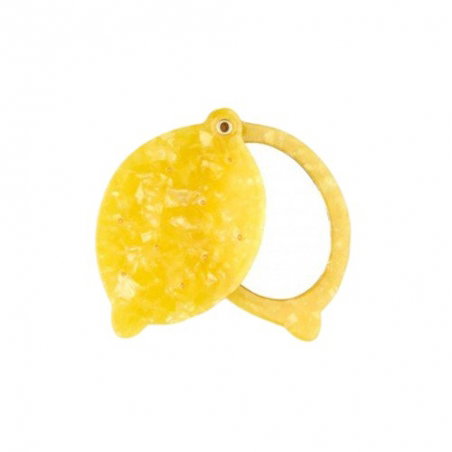 Miroir de poche citron - Coucou Suzette