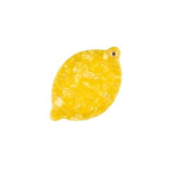 Miroir de poche citron