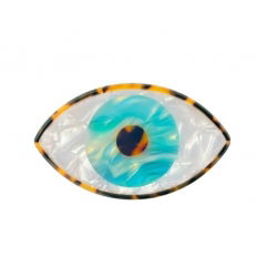 Grande pince à cheveux | Oeil bleu