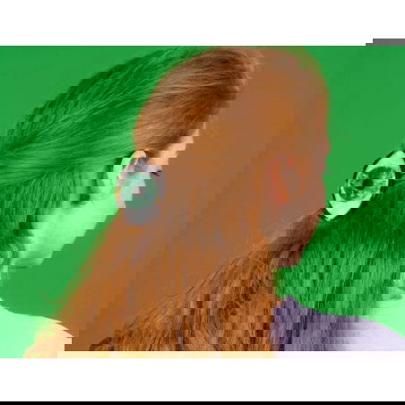 Grande pince à cheveux | Oeil vert - Coucou Suzette