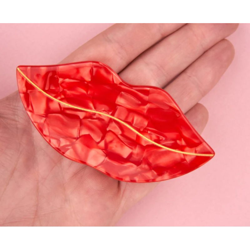 Grande pince à cheveux | Bouche