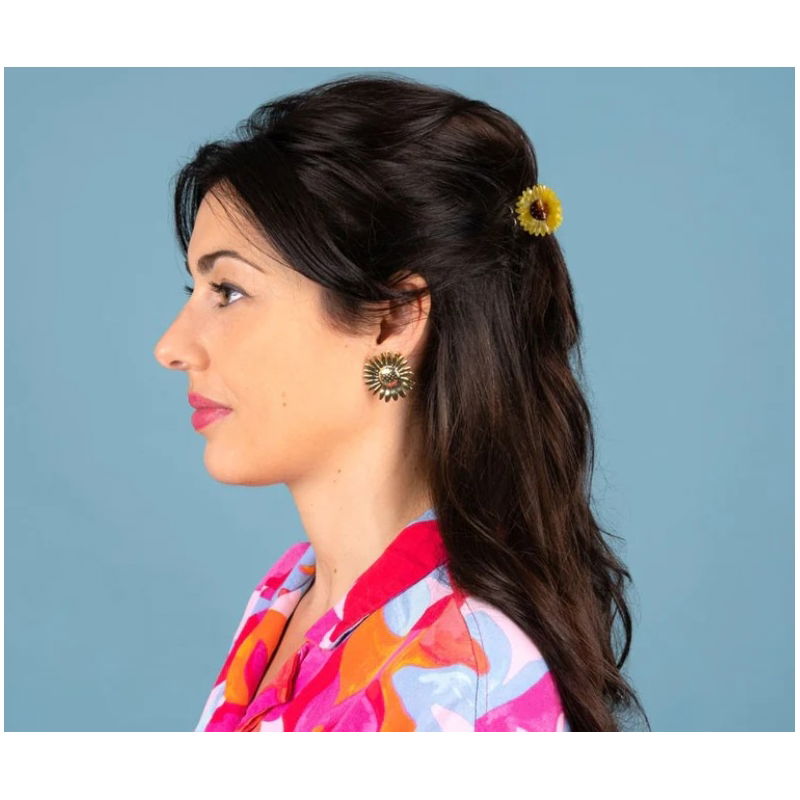 Mini pince à cheveux | Tournesol