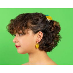 Mini pince à cheveux | Citron