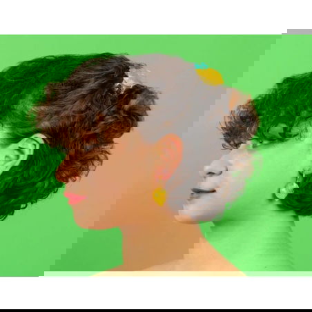 Mini pince à cheveux | Citron - Coucou Suzette