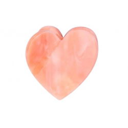 Mini pince à cheveux | Cœur rose