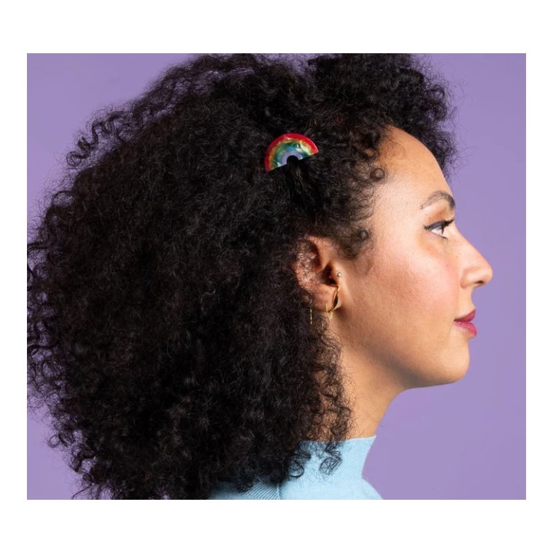 Barrette arc-en-ciel