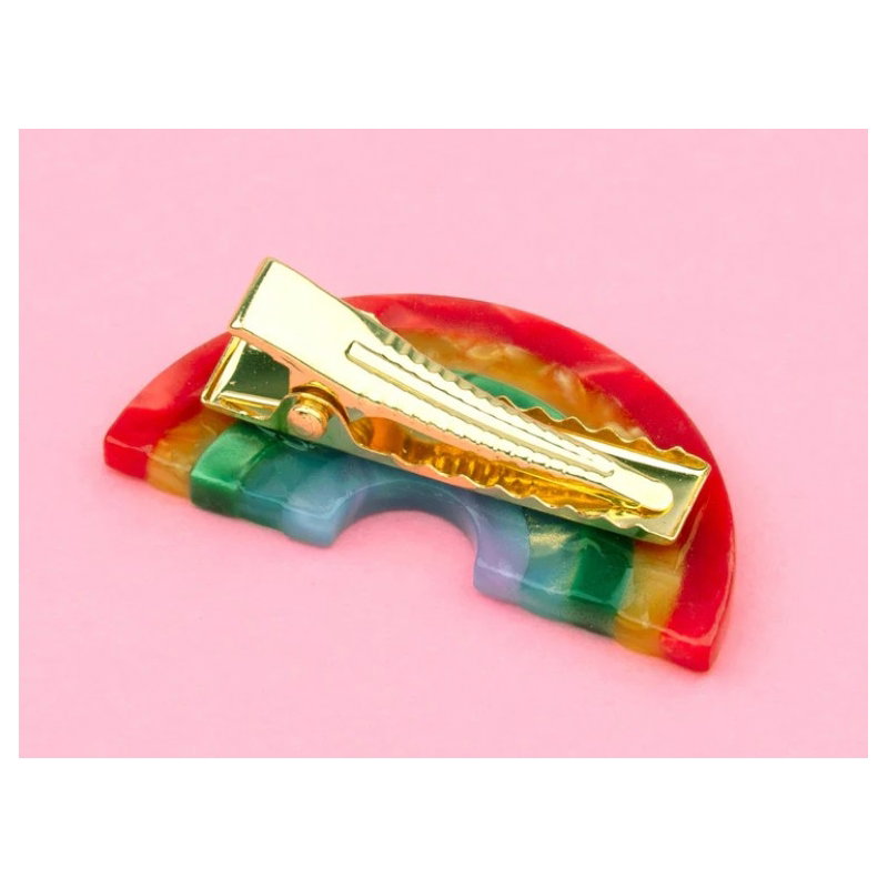 Barrette arc-en-ciel