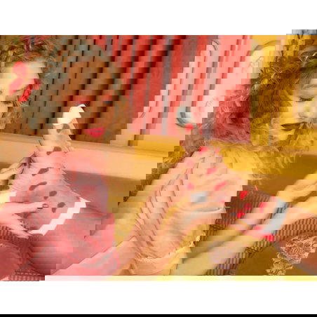 Chaussettes transparentes coeurs - Coucou Suzette