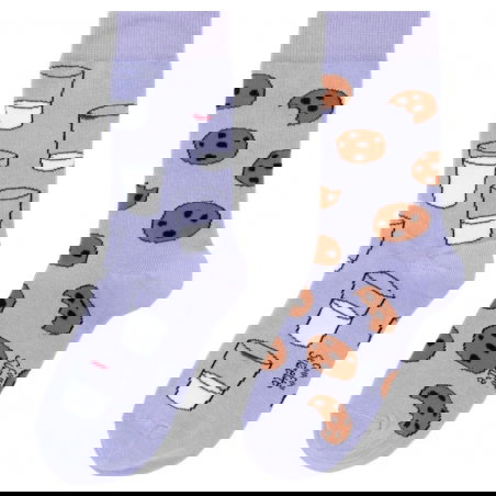 Chaussettes dépareillées cookie et lait - Coucou Suzette