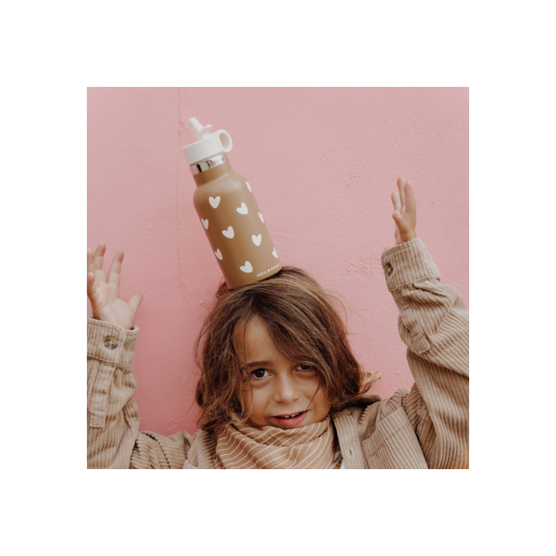 Gourde 350 ml | Coeurs caramel