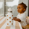 Gourde 350 ml | Coeurs crème