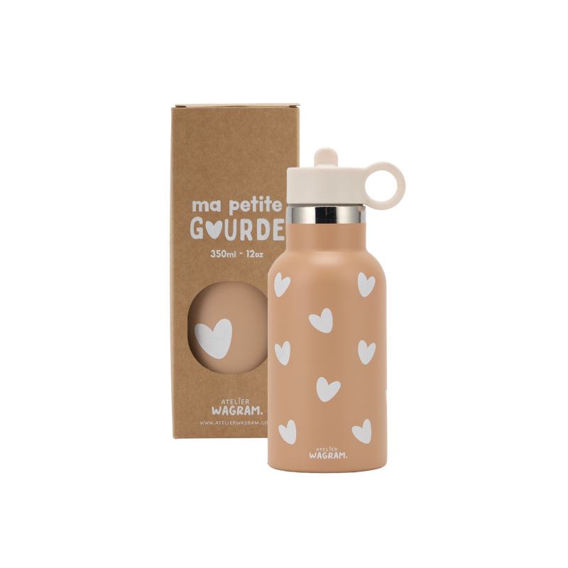 Gourde 350 ml | Coeurs nougat