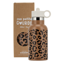 Gourde 350 ml | Léopard marron - Atelier wagram