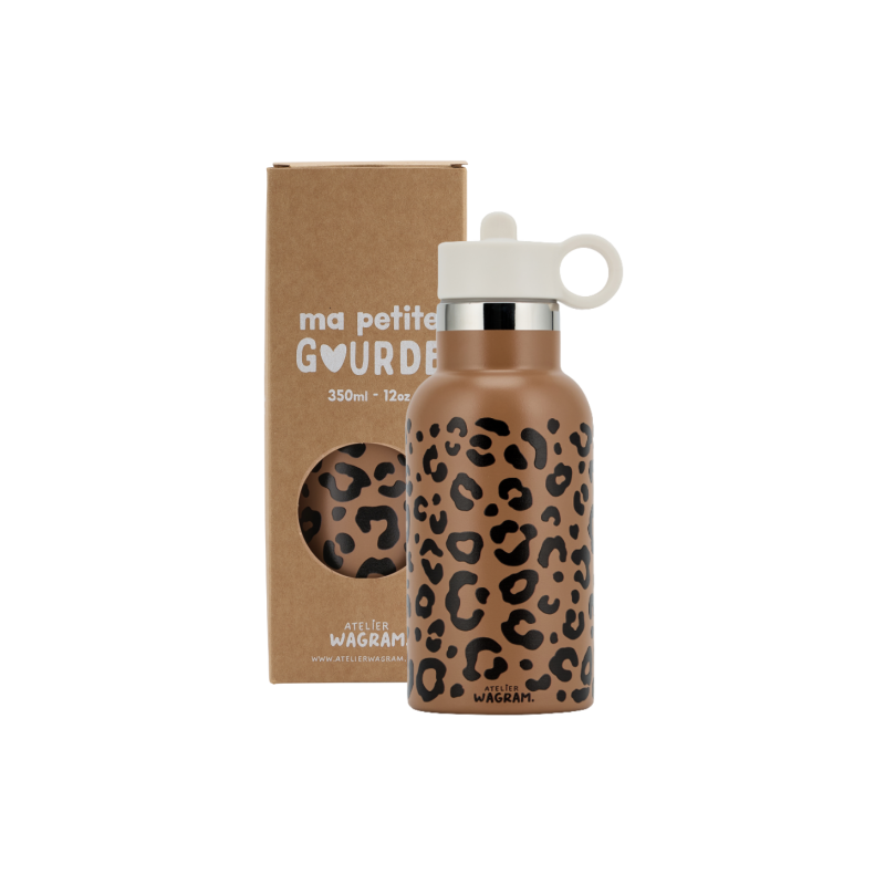 Gourde 350 ml | Léopard marron