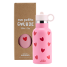 Gourde 350 ml | Cœurs rouge