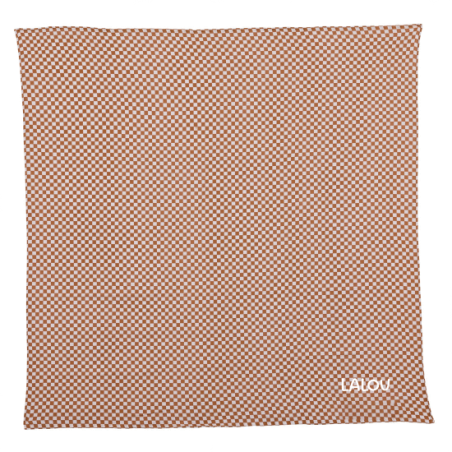 Grand lange - foulard 105 cm | Damier - Atelier wagram