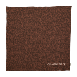 Grand lange - foulard 105 cm | Léopard marron