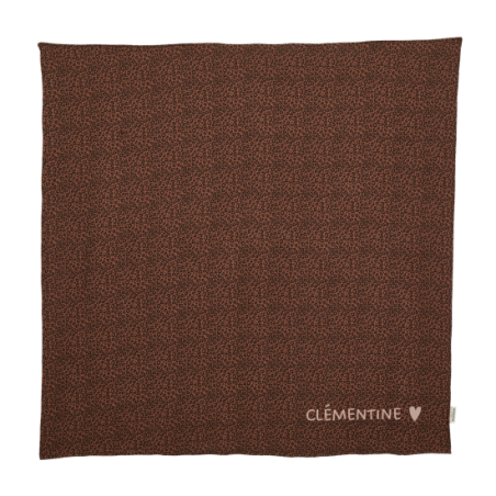 Grand lange - foulard 105 cm | Léopard marron - Atelier wagram