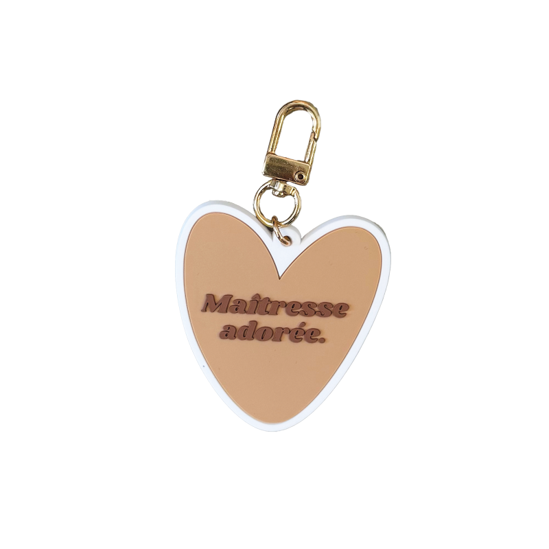 Porte-clés coeur | Maîtresse adorée
