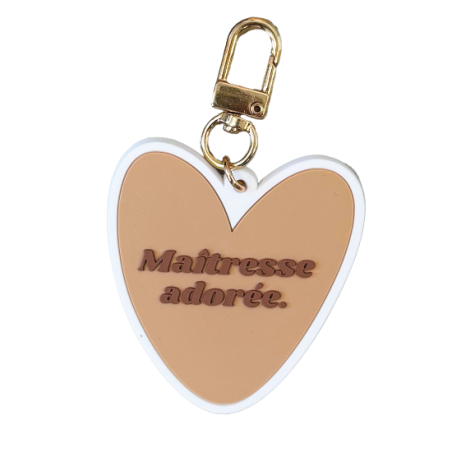 Porte-clés coeur | Maîtresse adorée - Atelier wagram