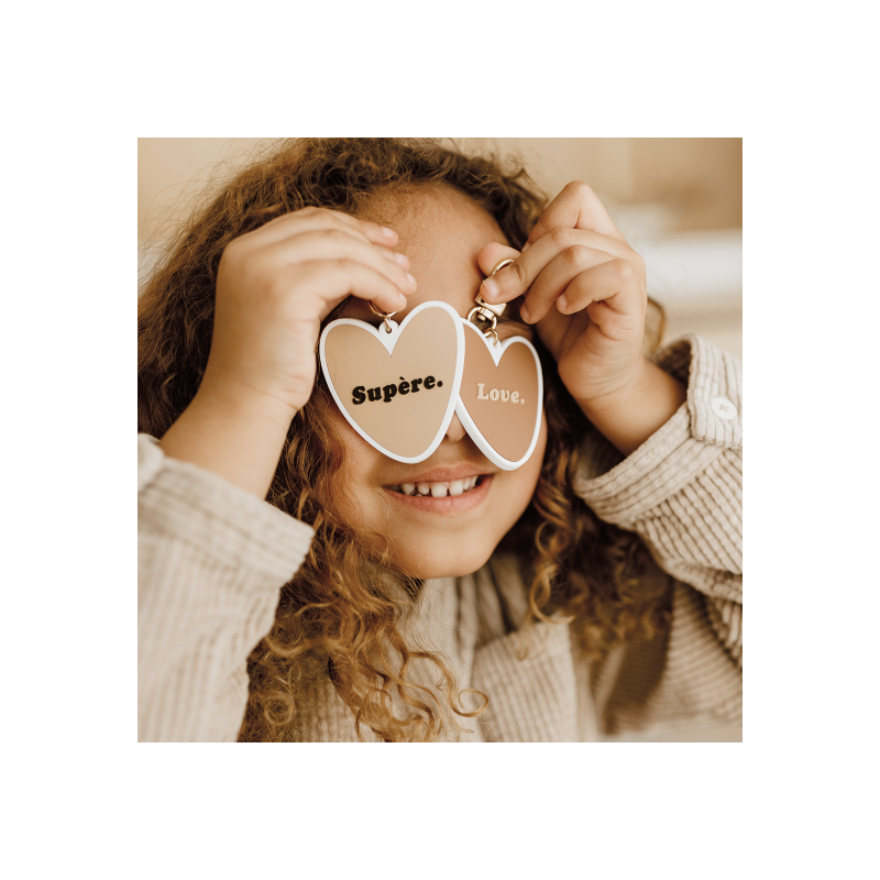 Porte-clés coeur | Papi chéri