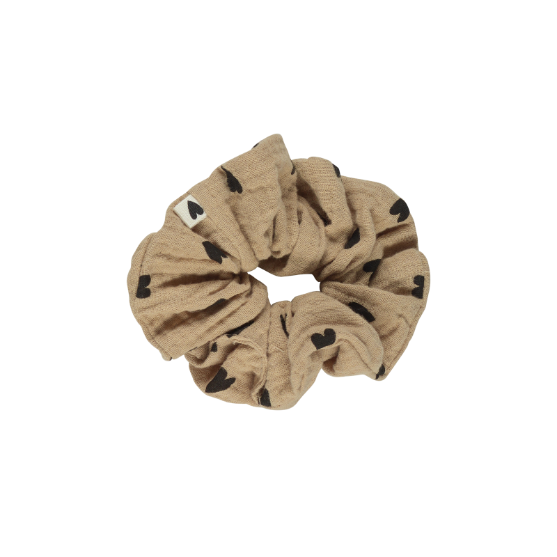 Chouchou | Cœurs Beige