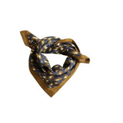 Foulard Petit format | Leopard navy