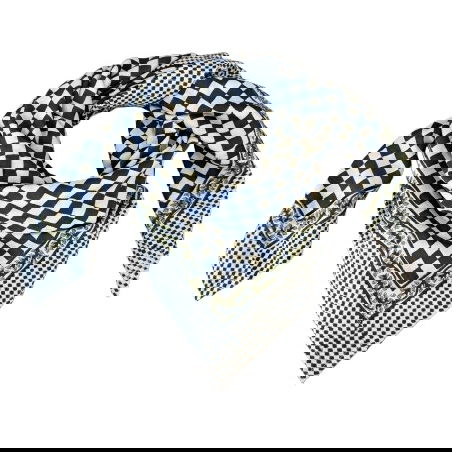 Foulard Grand format | Damier encre - Bëllemme