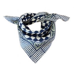 Foulard Petit format | Damier encre