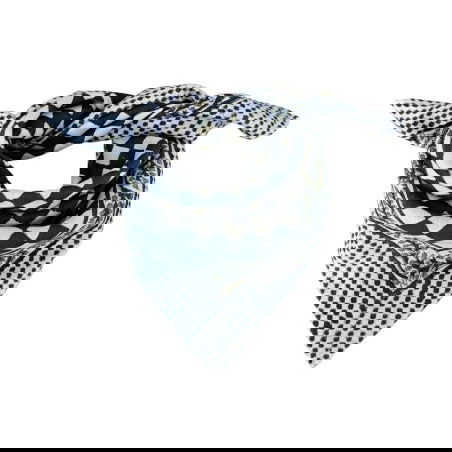 Foulard Petit format | Damier encre - Bëllemme