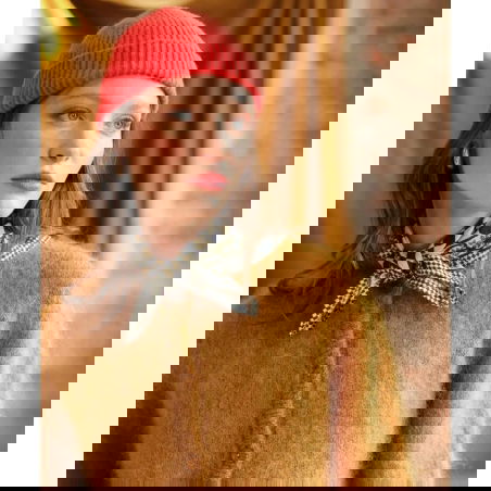 Foulard Petit format | Damier encre - Bëllemme