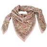 Foulard Grand format | Palmyre rose poudré