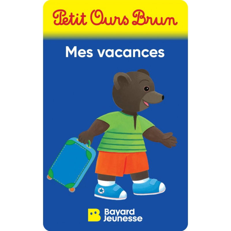 Carte yoto | Petit ours brun, mes vacances