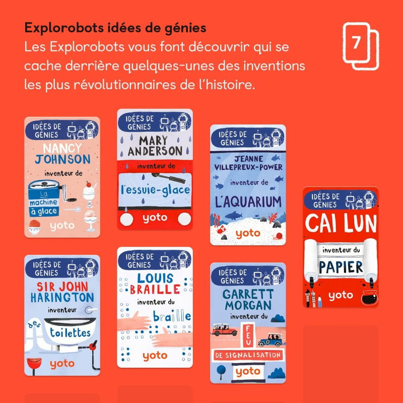 Carte yoto | Explorobots : Idées de Génies