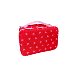 Lunchbag | Coeurs rose - Atelier wagram