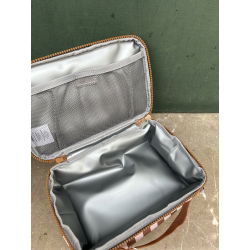 Lunchbag | Rayures marron