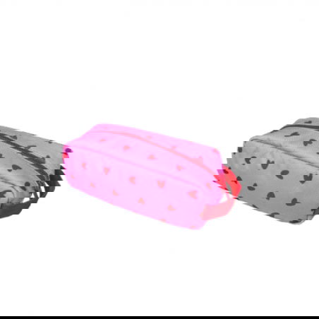 Trousse simple | Coeurs rouge - Atelier wagram