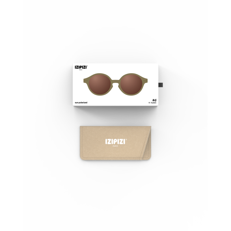 Lunettes de soleil Baby 0-3 ans  (D) | Glossy kaki