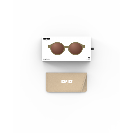 Lunettes de soleil Baby 0-3 ans  (D) | Glossy kaki - Izipizi