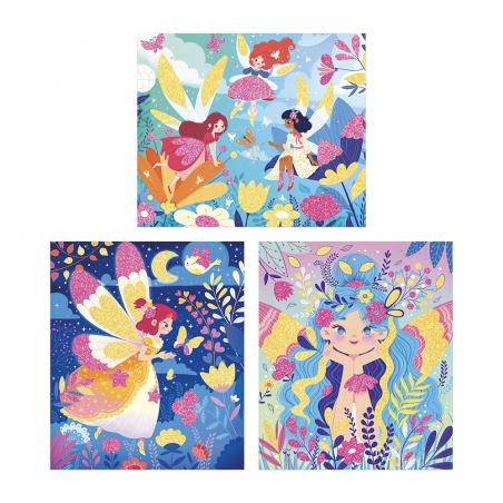 3 tableaux | Fées - Janod