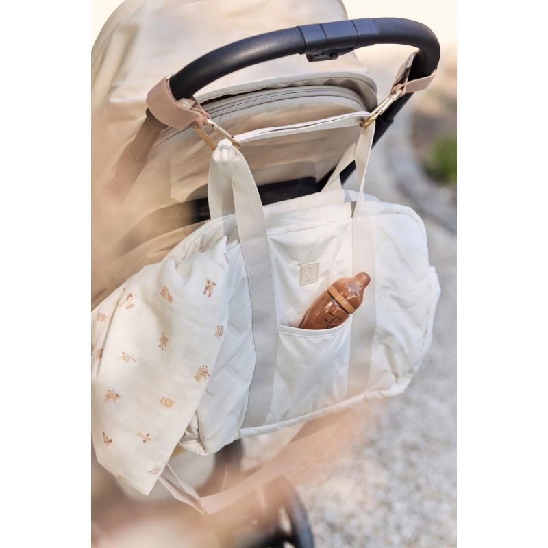 Crochet pour poussette | Milky coffee