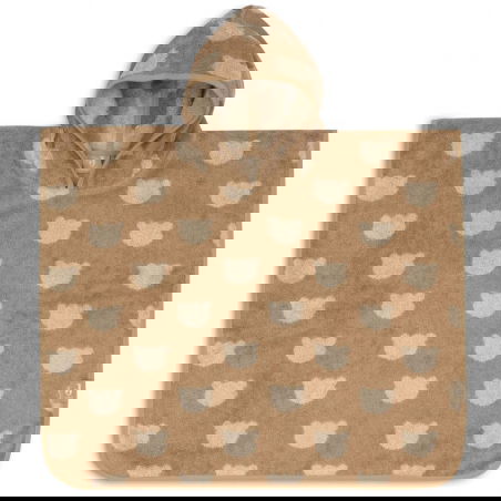 Poncho reversible | Teddy bear - Jollein