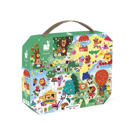 Puzzle 36 pièces | Les 4 saisons - Janod