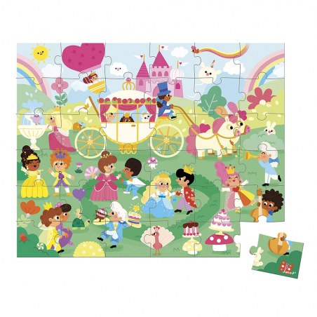 Puzzle 36 pièces | Les princesses - Janod