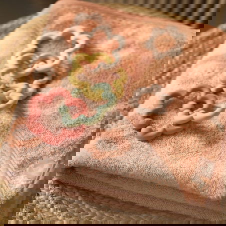 Cape de bain éponge 75x75cm | Flower - Jollein