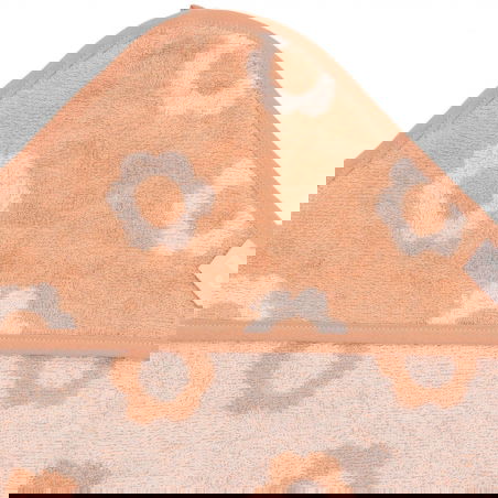 Cape de bain éponge 75x75cm | Flower - Jollein