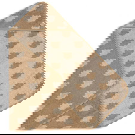 Cape de bain éponge 75x75cm | Teddy Bear - Jollein