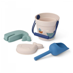 Mini set de plage en silicone | Bateaux - Liewood
